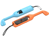 YAXO Uchwyt do Joy-Con GOLF SET do NS/NS2 Inferno Orange&Hydro Bl - 1354247 - zdjęcie 3